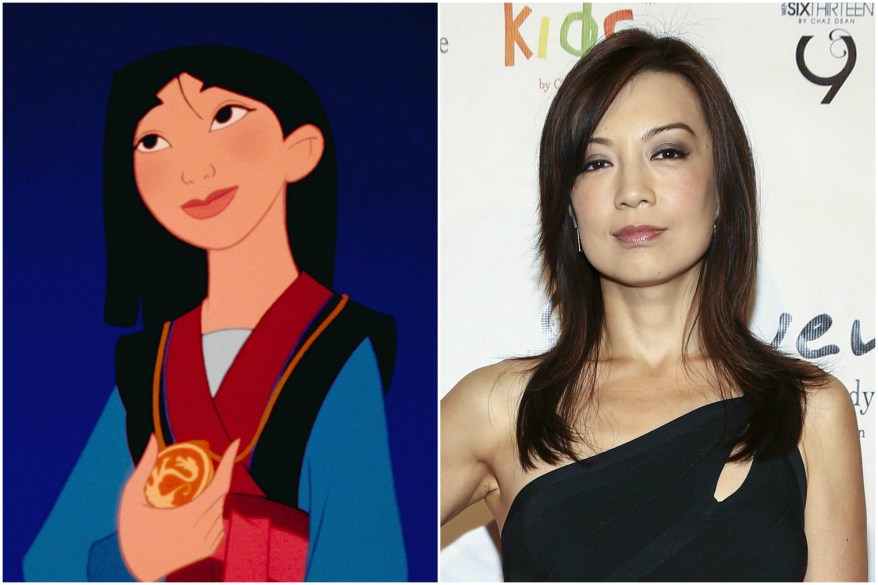 Ming Na Wen voices "Mulan."