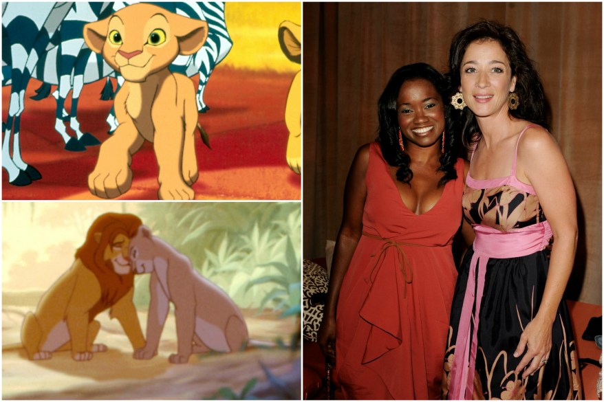 Behold the Lion Queen! Niketa Calame and Moira Kelly respectively voiced young and adult Nala in "The Lion King."