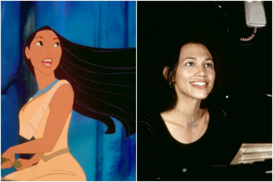 Irene Bedard voices the title character in "Pocahontas."