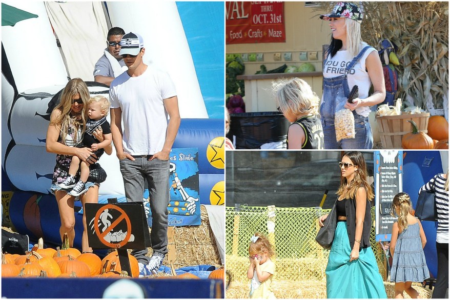 Fall fun: Celebs go pumpkin picking