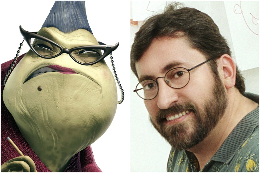 Bob Peterson voices the sassy, stern Roz in "Monsters Inc."