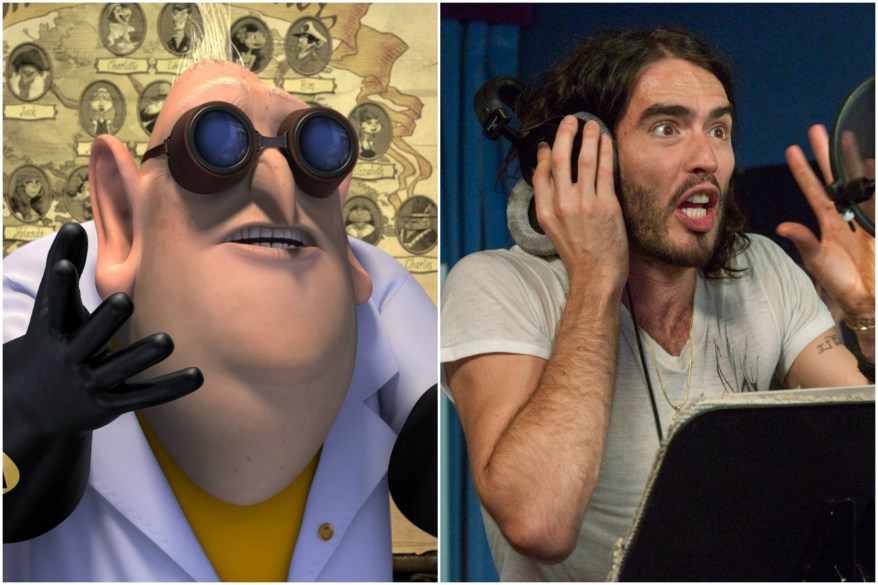 Bad boy Russell Brand voices bad guy Dr. Nefario in "Despicable Me."