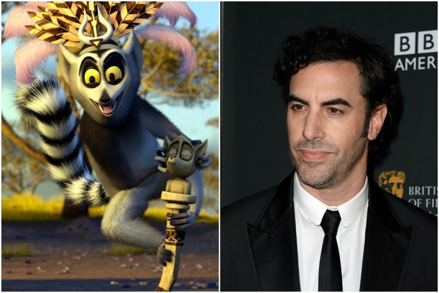 Sacha Baron Cohen is Julien in "Madagascar."