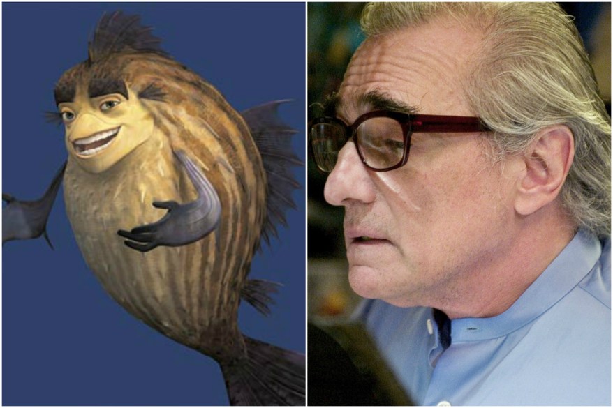 Martin Scorsese's Sykes in "Shark Tale" boasts his signature brows.