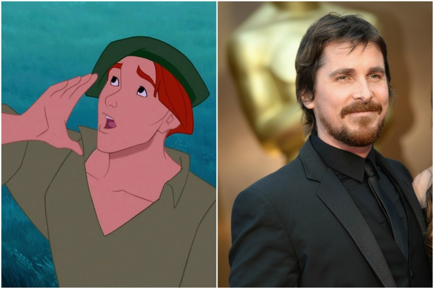 Christian Bale voices Thomas in "Pocahontas."
