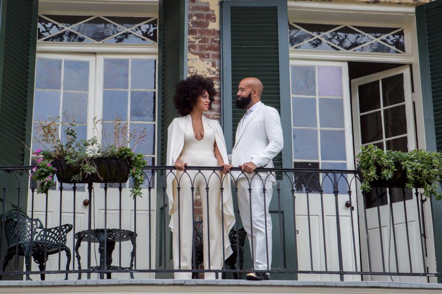 Solange Knowles and husband Alan Ferguson got married in New Orleans on Sunday.