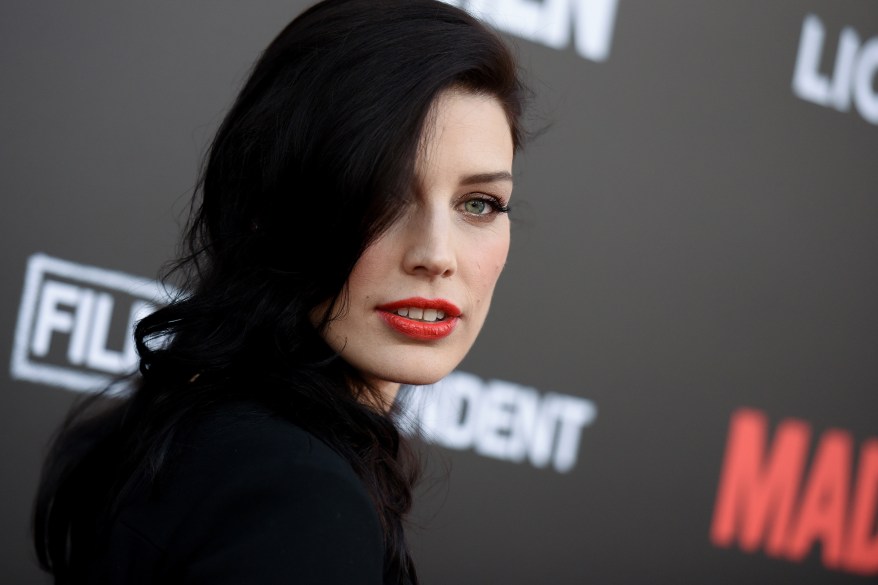 Jessica Pare smolders.