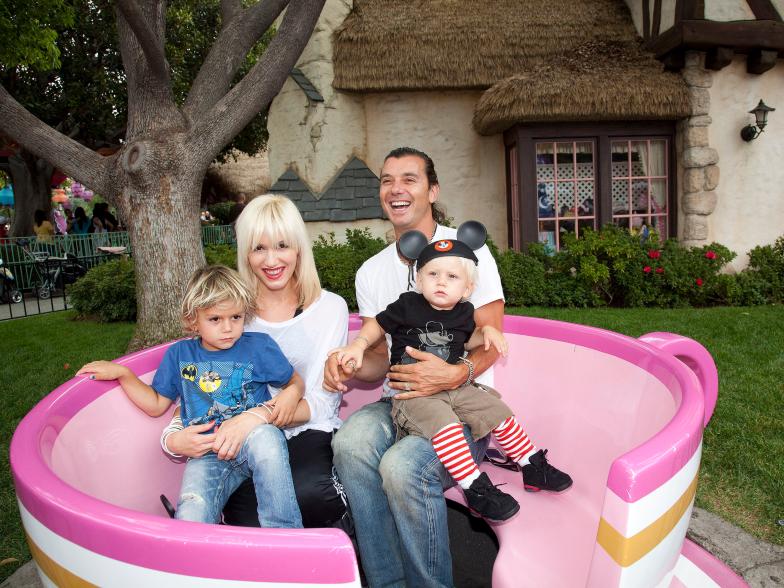 With Zuma and Kingston at Disneyland on July 7, 2010