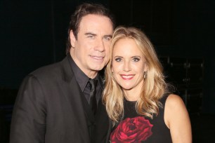 John Travolta and Kelly Preston