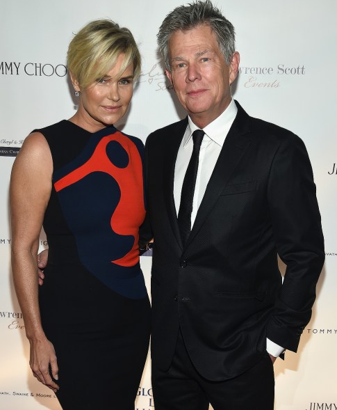 David Foster supports Yolanda at the Global Lyme Alliance gala on Oct. 8. It would be the couple's final public appearance together before announcing their split on Dec. 1.