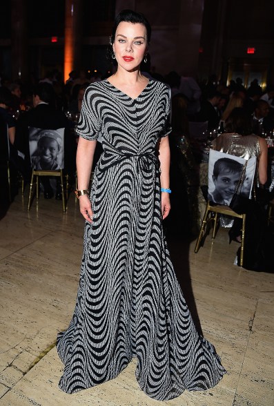 Debi Mazar poses at the UNICEF Snowflake Ball in New York on Tuesday.