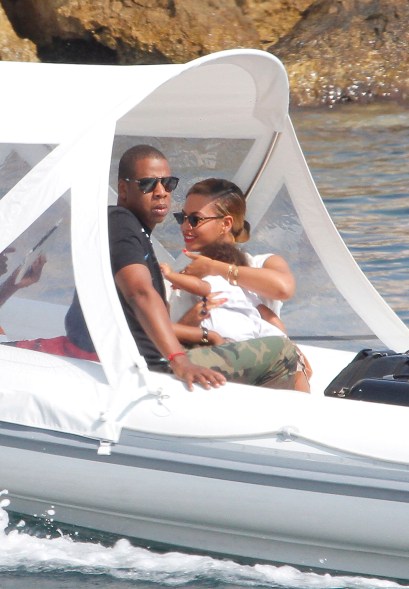 On a boat trip with mom and dad on Sept. 8, 2012