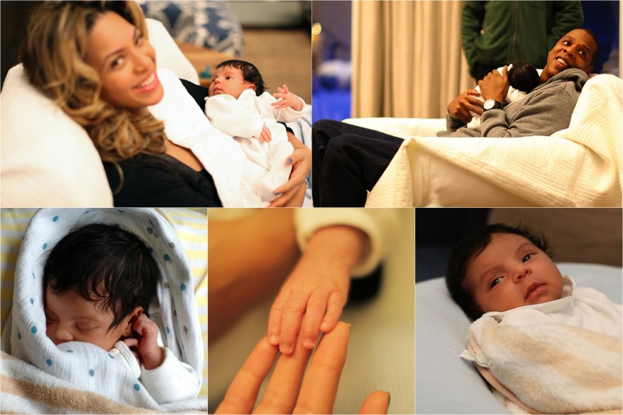 Blue Ivy makes her global debut on Jan. 7, 2012.