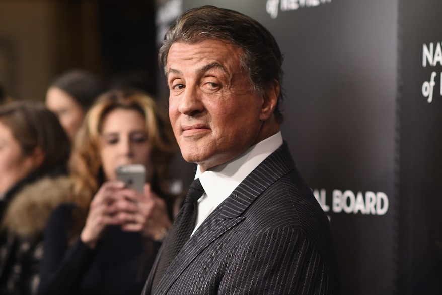 Sylvester Stallone arrives at the National Board of Review gala on Tuesday in New York.