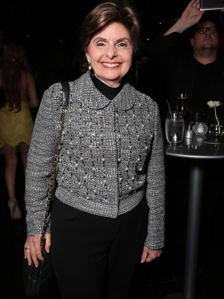 Gloria Allred at an afterparty