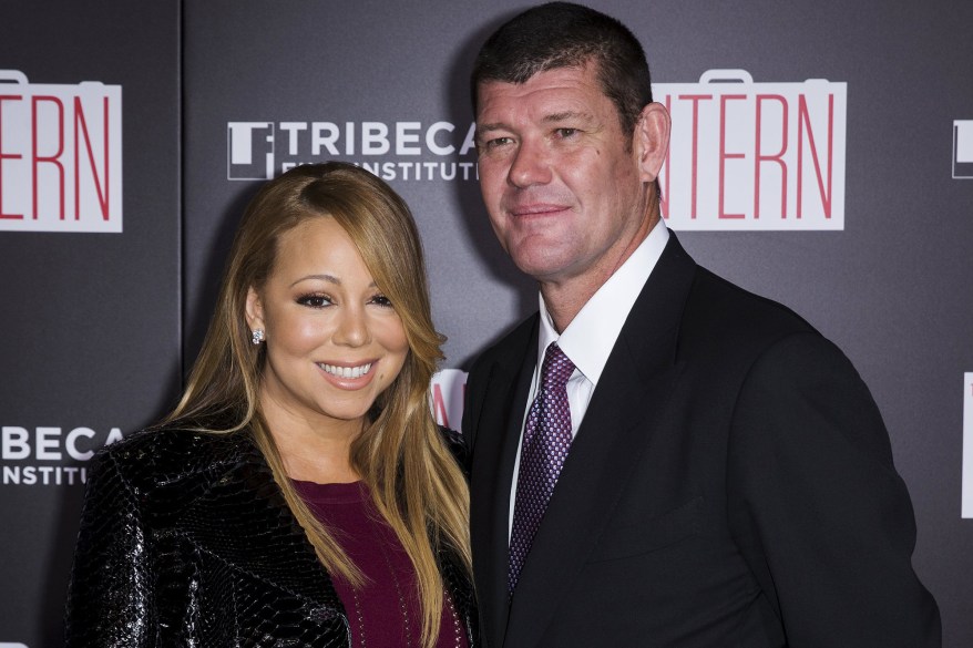 Carey and Packer make their red carpet debut at the New York premiere of "The Intern" on Sept. 21, 2015.