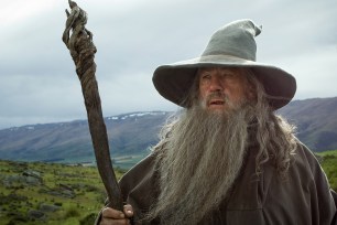 Sir Ian McKellen as Gandalf the Grey in "Lord of the Rings."