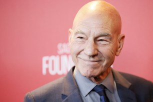 Actor Patrick Stewart poses at the Screen Actors Guild Foundation's 30th Anniversary Celebration in Beverly Hills, California November 5, 2015. REUTERS/Danny Moloshok