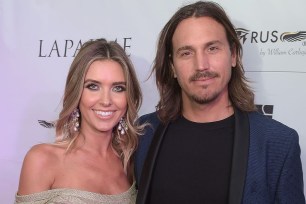 LOS ANGELES, CA - MARCH 18: Television personality Audrina Patridge and Corey Bohan attend the LAPALME Magazine Spring Affair at The Room on March 18, 2016 in Los Angeles, California. (Photo by Jason Kempin/Getty Images)
