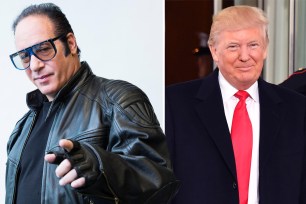 Andrew Dice Clay and Donald Trump