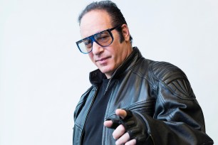 FOR SATURDAY: In this April 4, 2016 file photo, Andrew Dice Clay poses for a portrait in New York to promote his Showtime comedy series, "Dice," premiering Sunday at 9:30 p.m. ET. (Photo by Victoria Will/Invision/AP)