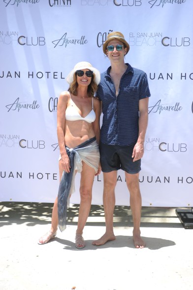 Carole Radziwill at The Opening of The El San Juan Beach Club