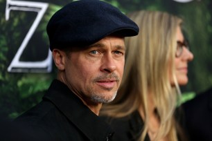 HOLLYWOOD, CA - APRIL 05: Executive producer Brad Pitt attends the premiere of Amazon Studios' "The Lost City Of Z" at ArcLight Hollywood on April 5, 2017 in Hollywood, California. (Photo by Rich Fury/Getty Images)