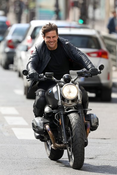 Tom Cruise on the Set of Mission:Impossible 6 Gemini – in Paris