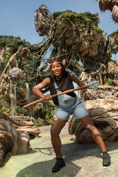 Tennis Superstar Serena Williams Explores Pandora – The World Of Avatar At Walt Disney World Resort