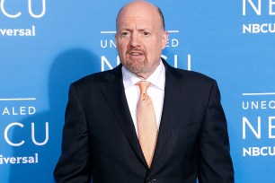NEW YORK, NY - MAY 15: Jim Cramer attends the 2017 NBCUniversal Upfront at Radio City Music Hall on May 15, 2017 in New York City. (Photo by Taylor Hill/FilmMagic)