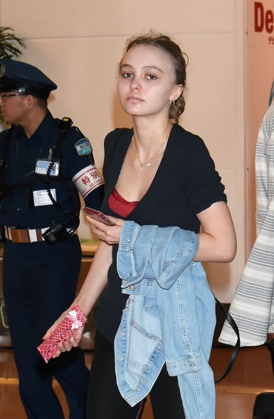 Lily-Rose Depp Arrives In Tokyo