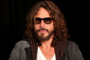 FILE - In this Sept. 23, 2011, file photo, musician Chris Cornell is shown in New York. According to his representative, rocker Chris Cornell, who gained fame as the lead singer of Soundgarden and later Audioslave, has died Wednesday night in Detroit at age 52. (AP Photo/John Carucci, File)