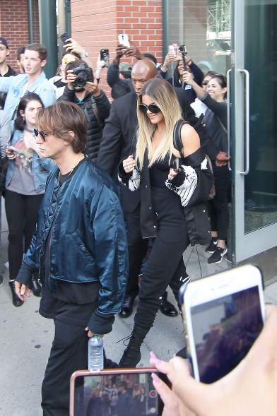 Khloe Kardashian All Smiles In NYC