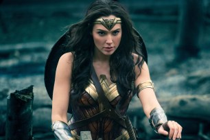 GAL GADOT as Diana in the action adventure "WONDER WOMAN," a Warner Bros. Pictures release. Photo Credit: Courtesy of Warner Bros. Pictures FILM STILL DO NOT DELETE © 2017 Warner Bros. Entertainment Inc. and Ratpac-Dune Entertainment LLC