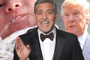 George Clooney and Donald Trump