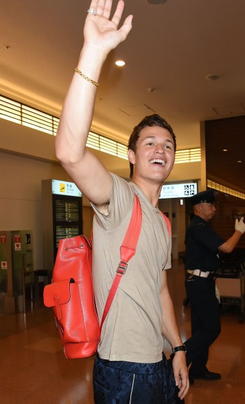 Ansel Elgot Arrives In Tokyo