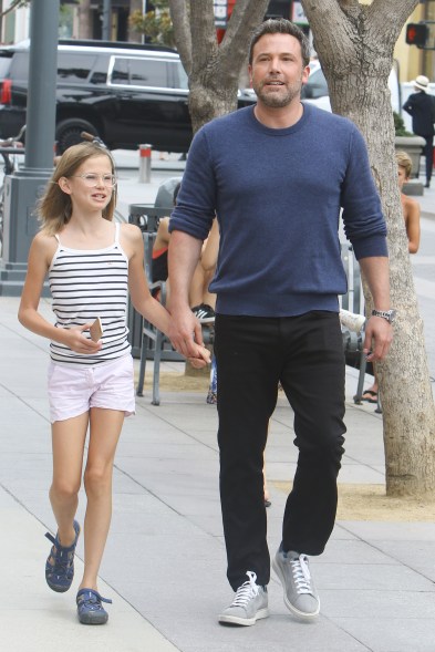 Ben Affleck and his daughter violet spotted together in Santa Monica