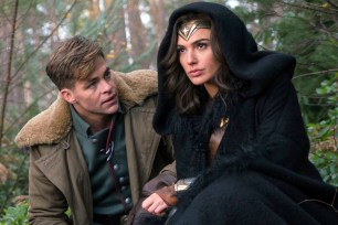 Chris Pine and Gal Gadot in "Wonder Woman"