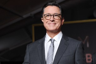 LOS ANGELES, CA - SEPTEMBER 12: Stephen Colbert attends the 69th Emmy Awards press preview day at Microsoft Theater on September 12, 2017 in Los Angeles, California. (Photo by Jason LaVeris/FilmMagic)