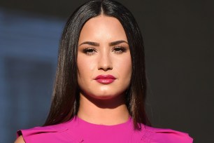 Demi Lovato speaks onstage during the 2017 Global Citizen Festival in Central Park to End Extreme Poverty by 2030 at Central Park on September 23, 2017 in New York City. / AFP PHOTO / ANGELA WEISSANGELA WEISS/AFP/Getty Images