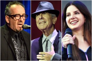 Elvis Costello, Leonard Cohen and Lana Del Rey