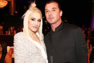 BEVERLY HILLS, CA - DECEMBER 18: Recording artists Gwen Stefani (L) and Gavin Rossdale attend the PEOPLE Magazine Awards at The Beverly Hilton Hotel on December 18, 2014 in Beverly Hills, California. (Photo by Chris Polk/PMA2014/Getty Images for dcp)