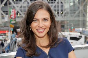 NEW YORK, NY - SEPTEMBER 27: (EXCLUSIVE ACCESS, SPECIAL RATES APPLY) News anchor Bianna Golodryga poses for a portrait at The Girls' Lounge, giving visibility to women at Advertising Week 2016, at the New York Times Building on September 27, 2016 in New York City. (Photo by JP Yim/Getty Images for The Girls' Lounge )