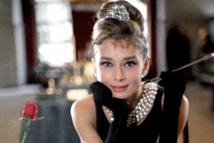NEW YORK - 1961: Actress Audrey Hepburn poses for a publicity still for the Paramount Pictures film 'Breakfast at Tiffany's' in 1961 in New York City, New York. (Photo by Donaldson Collection/Michael Ochs Archives/Getty Images)