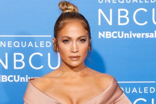 NEW YORK, NY - MAY 15: Jennifer Lopez attends the 2017 NBCUniversal Upfront at Radio City Music Hall on May 15, 2017 in New York City. (Photo by Taylor Hill/FilmMagic)
