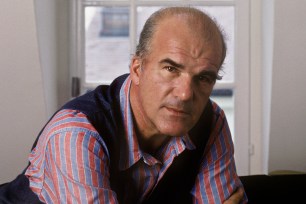 PARIS, FRANCE - JUNE 20: Harry Mathews, American poet and writer poses during a portrait session held on June 20, 1988 in Paris, France. (Photo by Ulf Andersen/Getty Images)