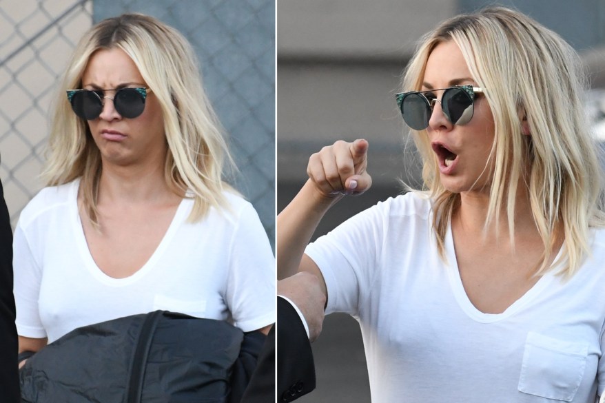 Kaley Cuoco is ticked off and more star snaps