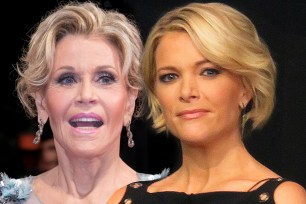 Jane Fonda and Megyn Kelly