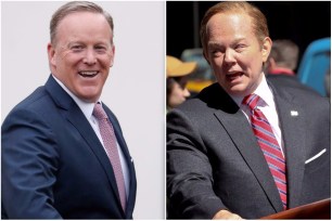 Sean Spicer and Melissa McCarthy