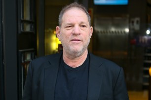 Film Director Harvey Weinstein leaving BBC Radio Two studios after promoting the Baftas awards - London Pictured: Harvey Weinstein Ref: SPL1226018 120216 Picture by: Splash News Splash News and Pictures Los Angeles:310-821-2666 New York:212-619-2666 London:870-934-2666 photodesk@splashnews.com